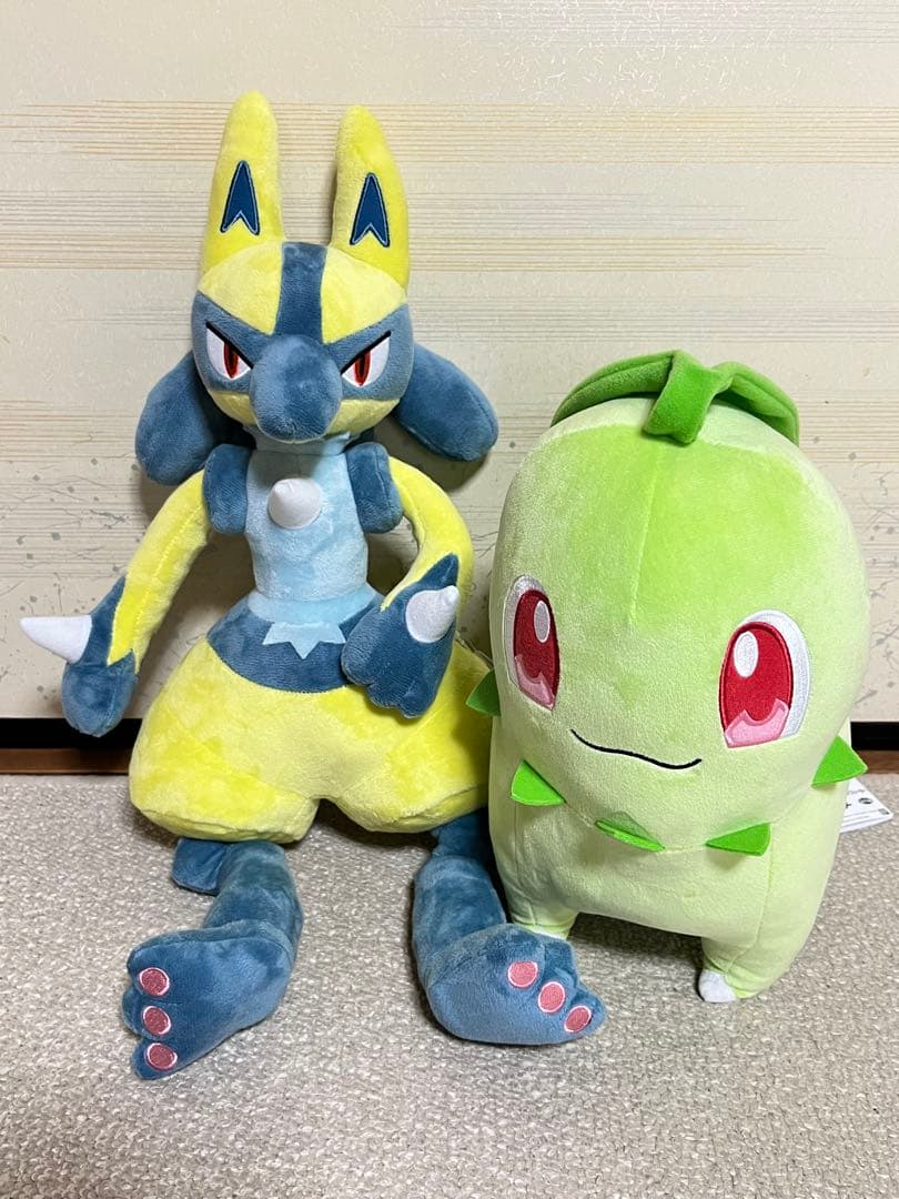 ポケモン ぬいぐるみ まとめ売り チコリータ ルカリオ ゴンベ カビゴン 他