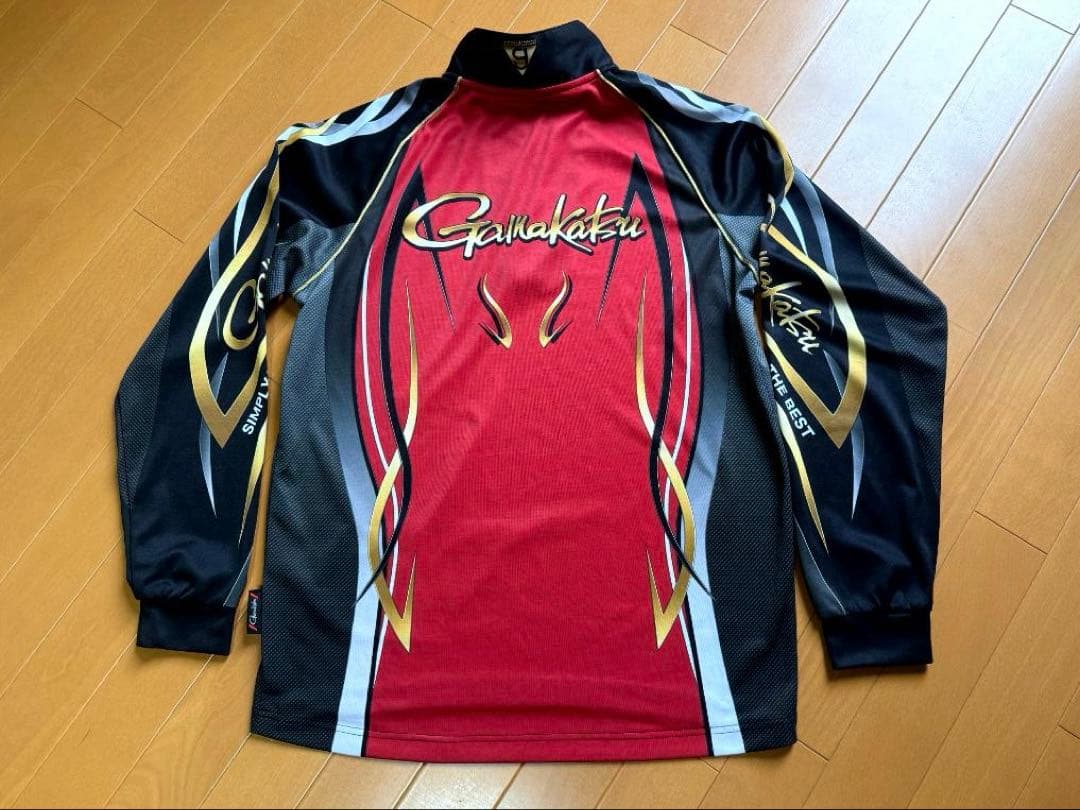 がまかつ ジップシャツ GM3734 LL レッド Gamakatsu