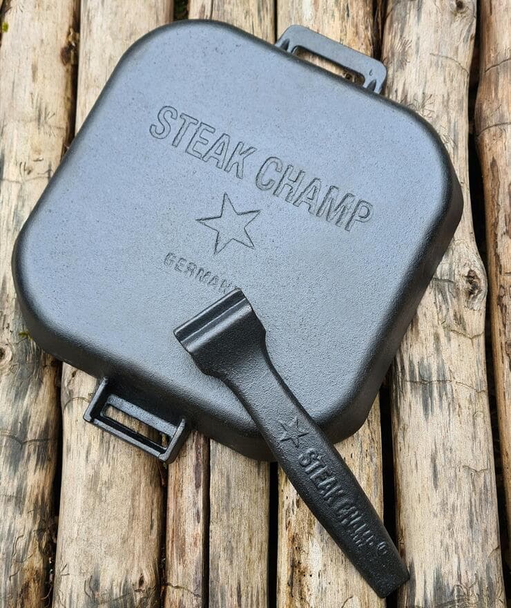 ステーキ チャンプ キャスト アイアン グリリングパン 26cm (スクエア)