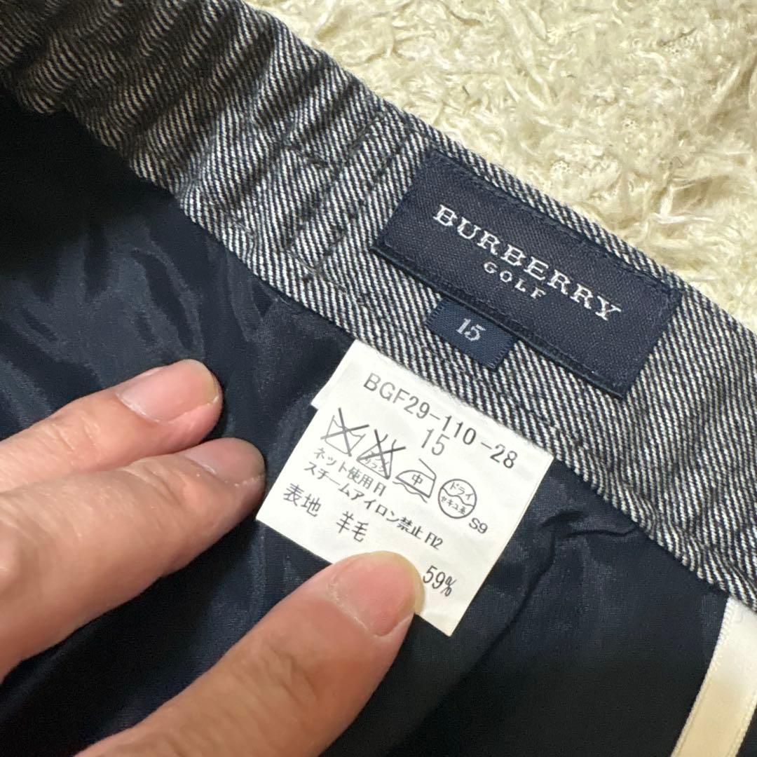 極美品　大きいサイズ　BURBERRY GOLF スラックス　パンツ　チェック