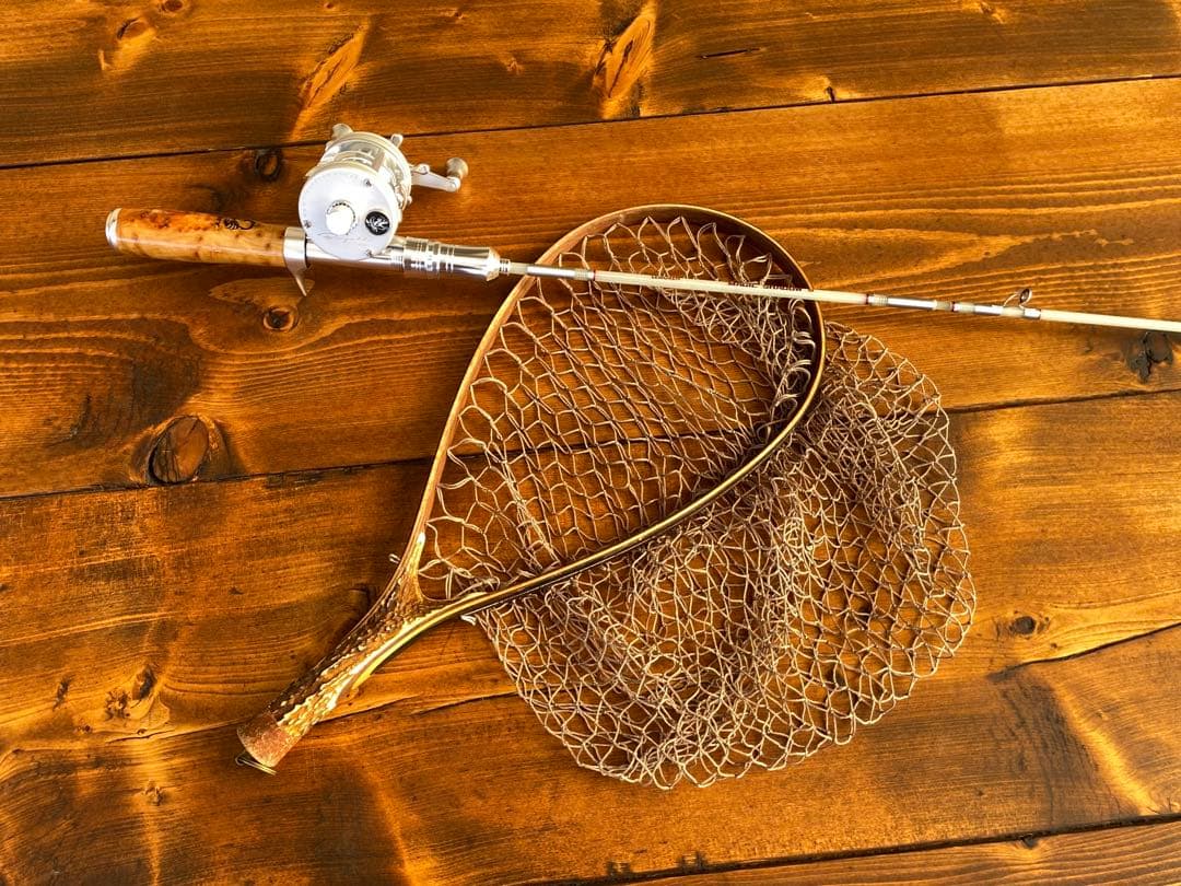 トラウトロッド　パックロッド　ウッドグリップ　渓流　グラスロッド　山女魚　岩魚