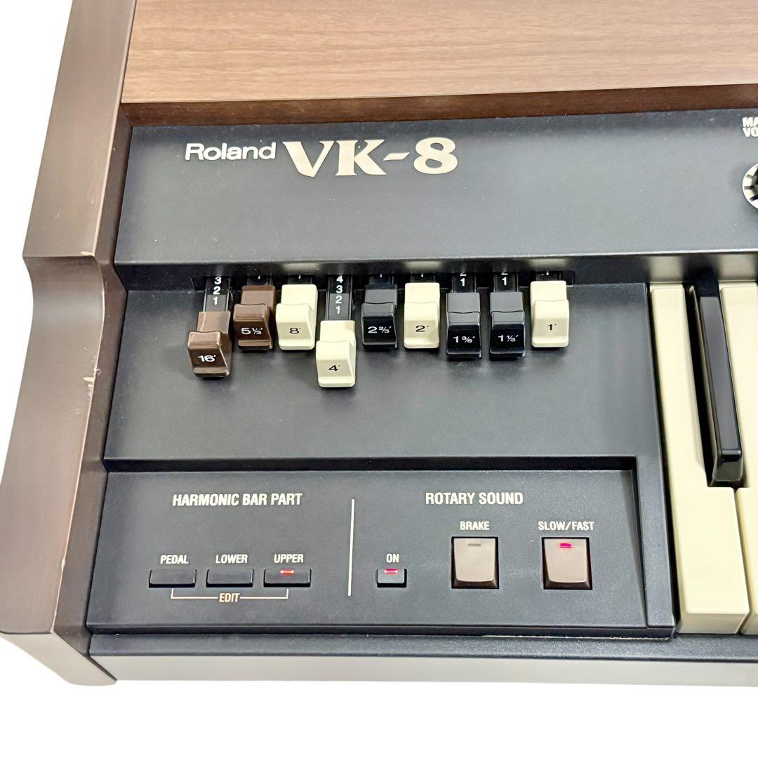 【動作品】Roland VK-8 シンセサイザー 純正ケース付 61鍵