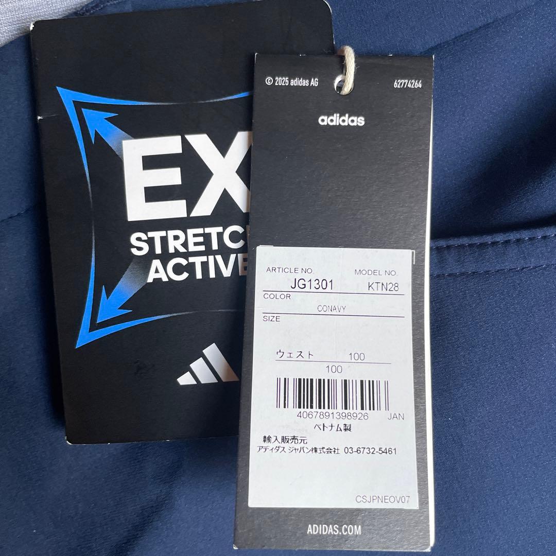 【未使用】adidas アディダス ゴルフパンツKTN28/W100/ネイビー系
