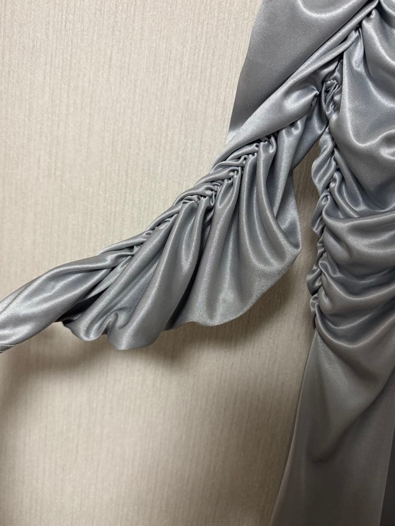 シルバー ルーズフィットドレス