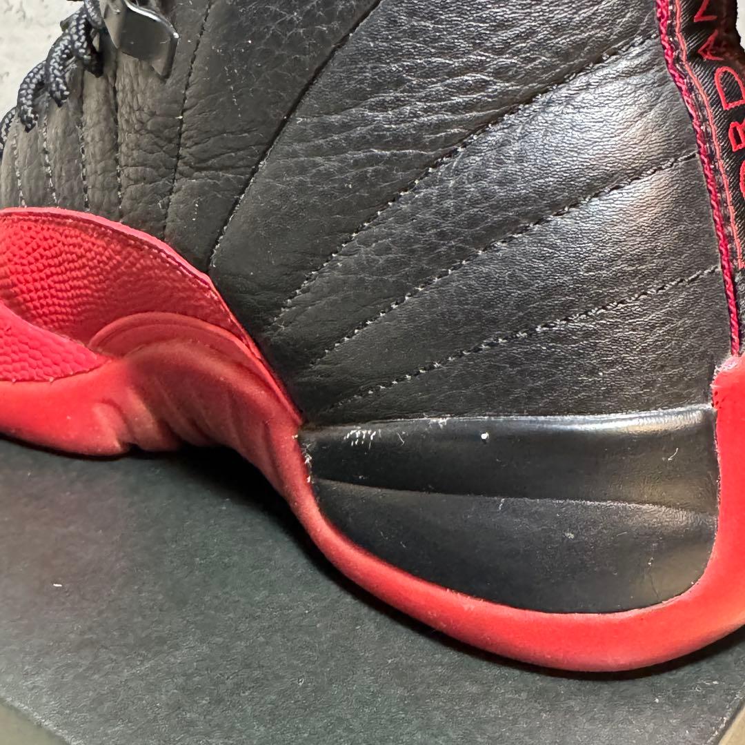 NIKE AIR JORDAN 12 レトロ 6Y ブラック×レッド