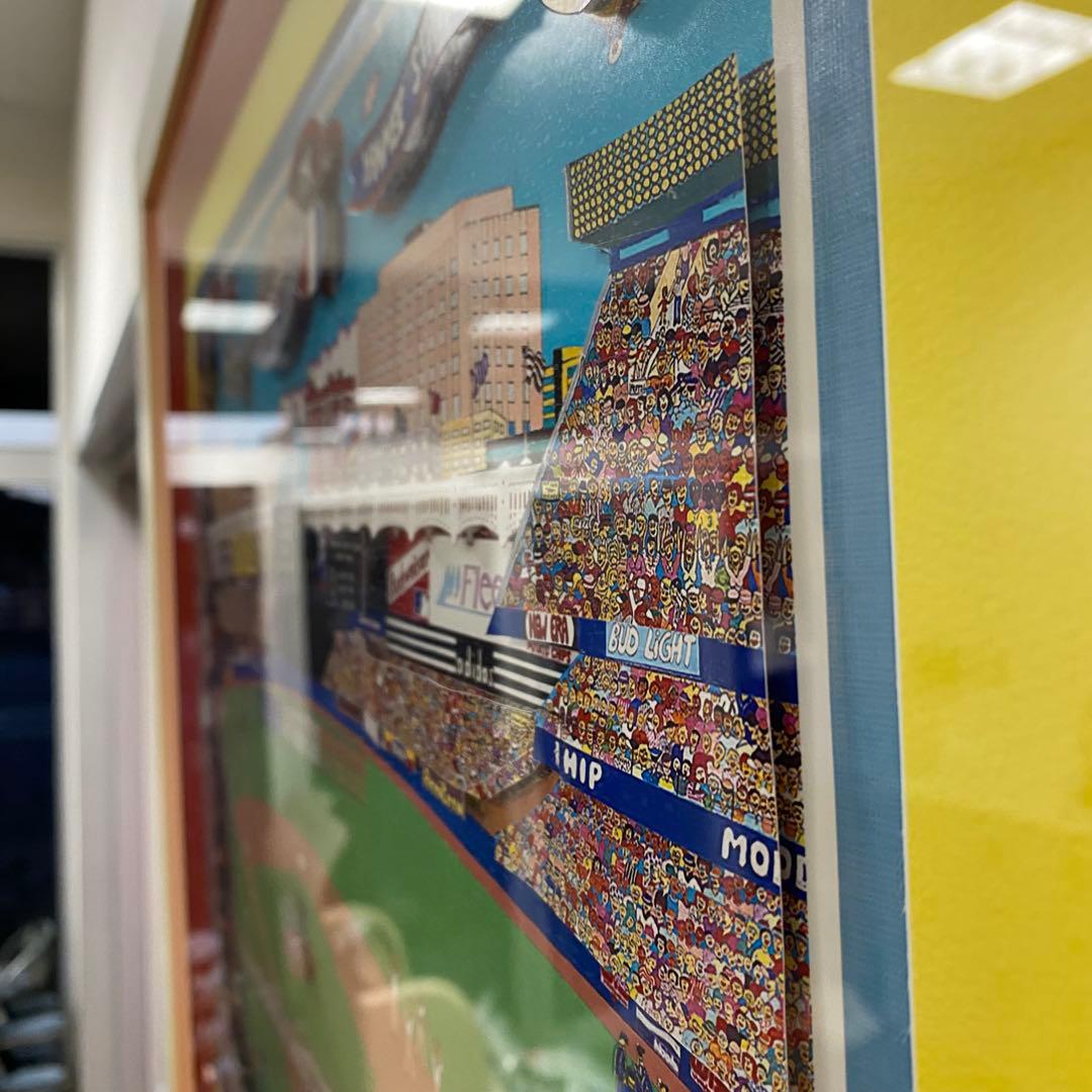 75cm特大 Yankee Stadium 3Dアート Al Schreiber