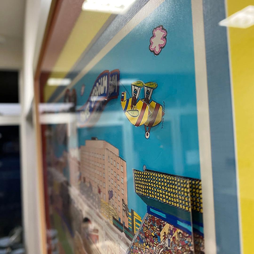 75cm特大 Yankee Stadium 3Dアート Al Schreiber