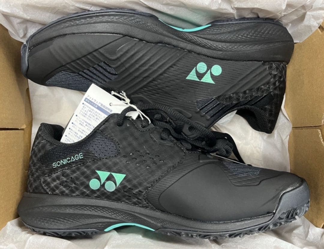 YONEX テニスシューズ クレー砂入人工芝用 4E wide 007 24.0