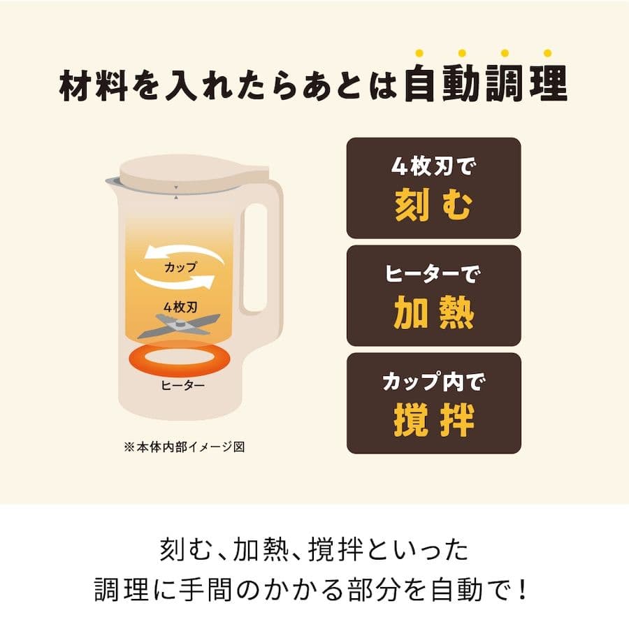 新品✨レコルト 自動調理ポット 600mL 5モード スープ／スムージー