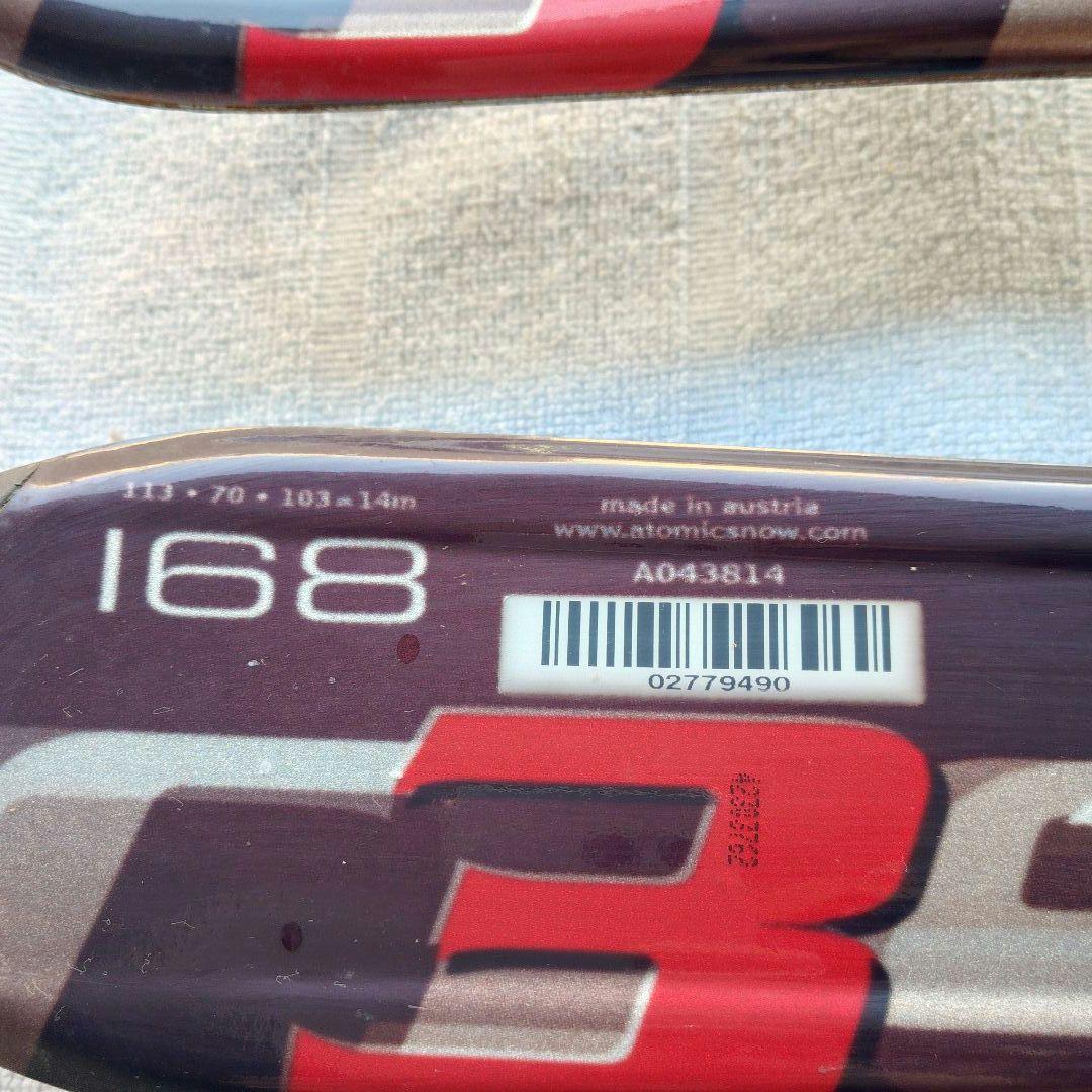 Atomic C Series 3 スキー板 168cm ビンディング nova