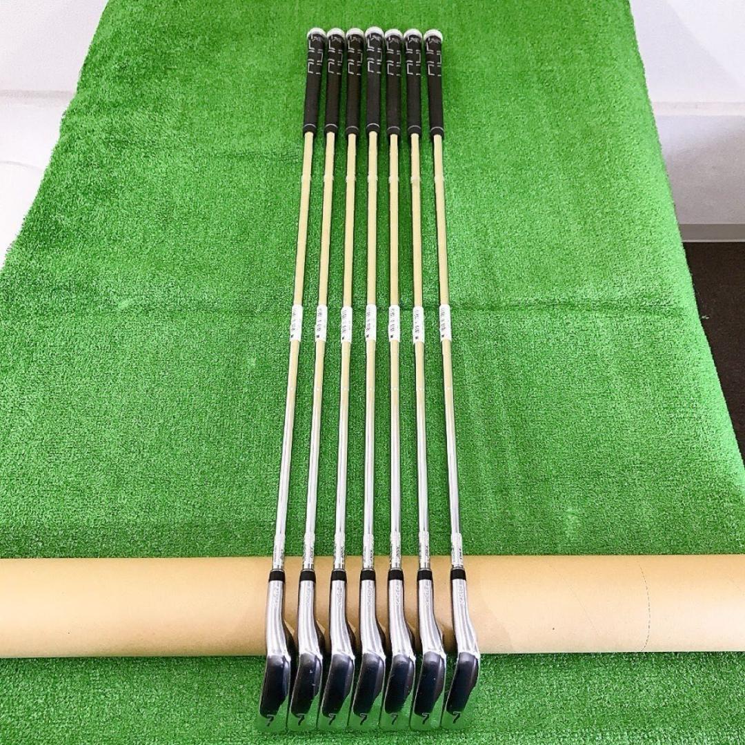 タ87★ゼクシオエックス 7番アイアン7本セット S XXIO X eks 純正