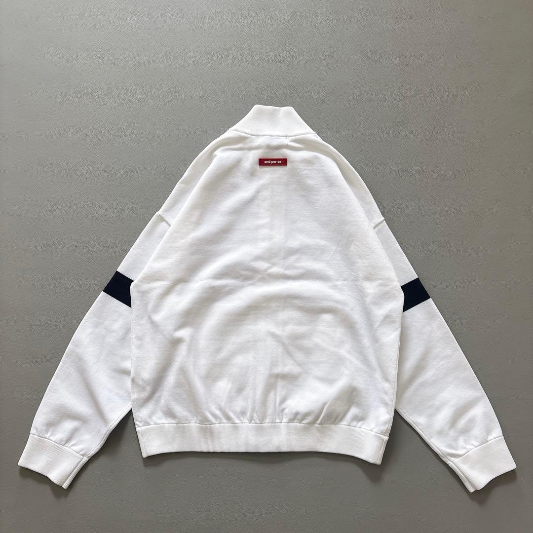 美品 アンパスィ レディース ゴルフ 軽量 ニット ブルゾン M ジャケット