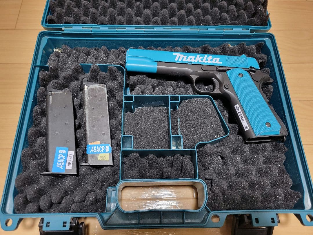 東京マルイ　M1911　Makitaカスタム ガスガン 専用ケース付き　ジャンク