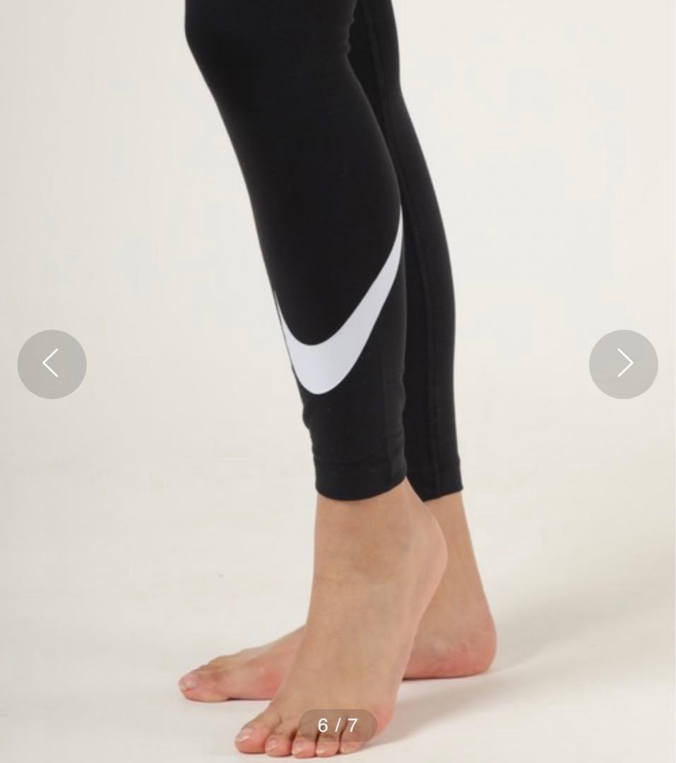 新品★Nike ナイキ スポーツブラ & レギンス 2点セット 白黒 XL