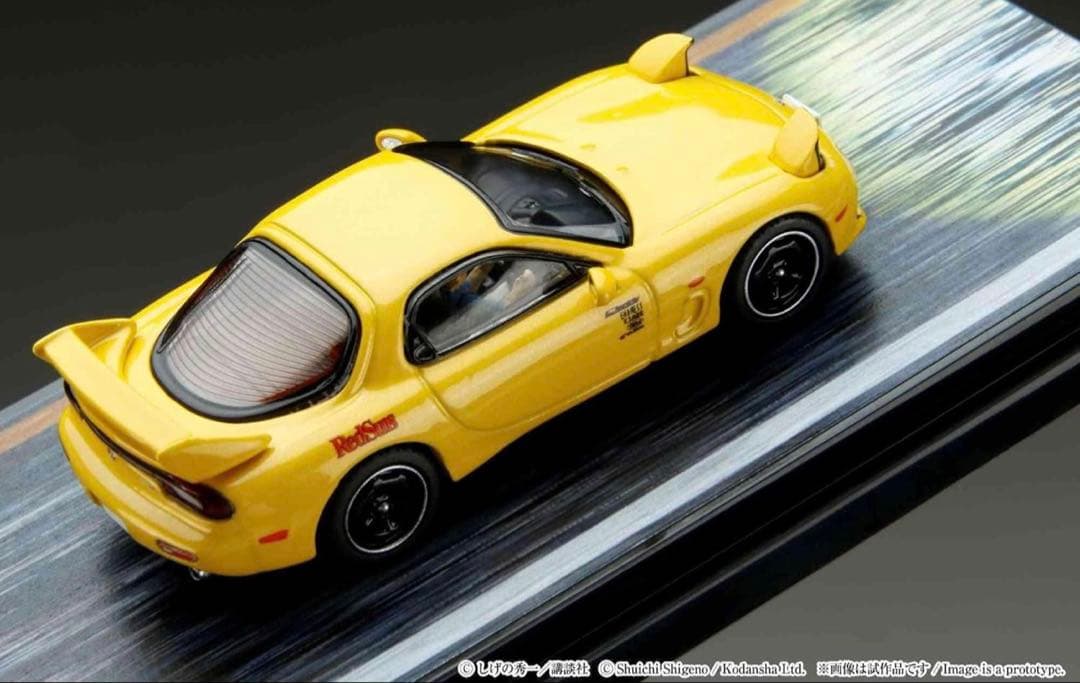 MAZDA RX-7頭文字D 高橋啓介ドライバーフィギュア付き2種類セット