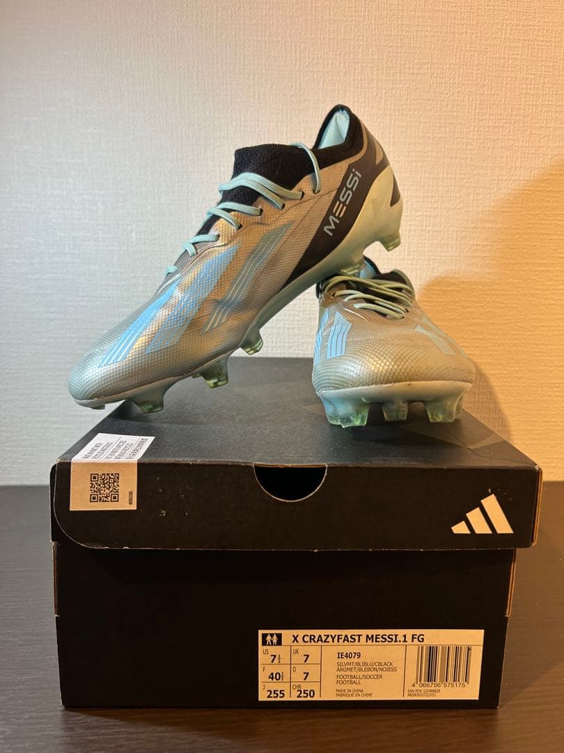 超美品 アディダス エックス クレイジーファスト MESSI.1 FG 25.5