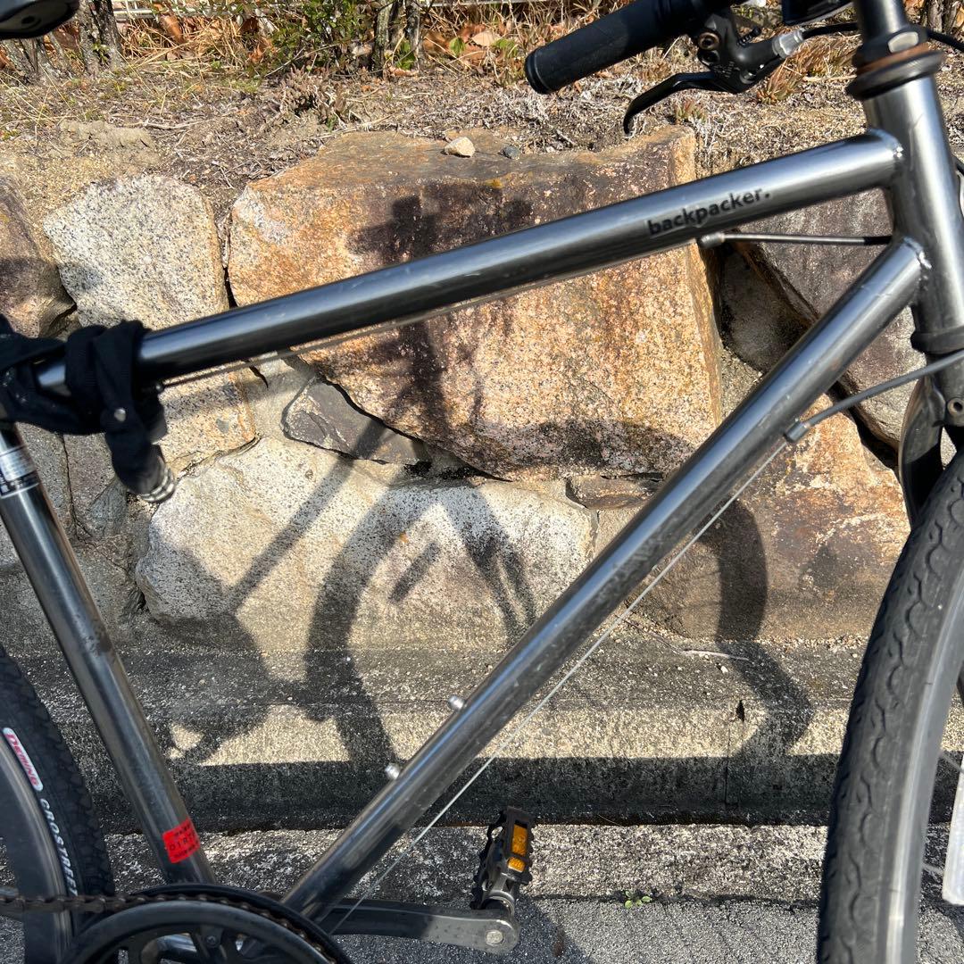 岡山県岡山市での手渡しのみ‼️ Welby backpacker クロスバイク