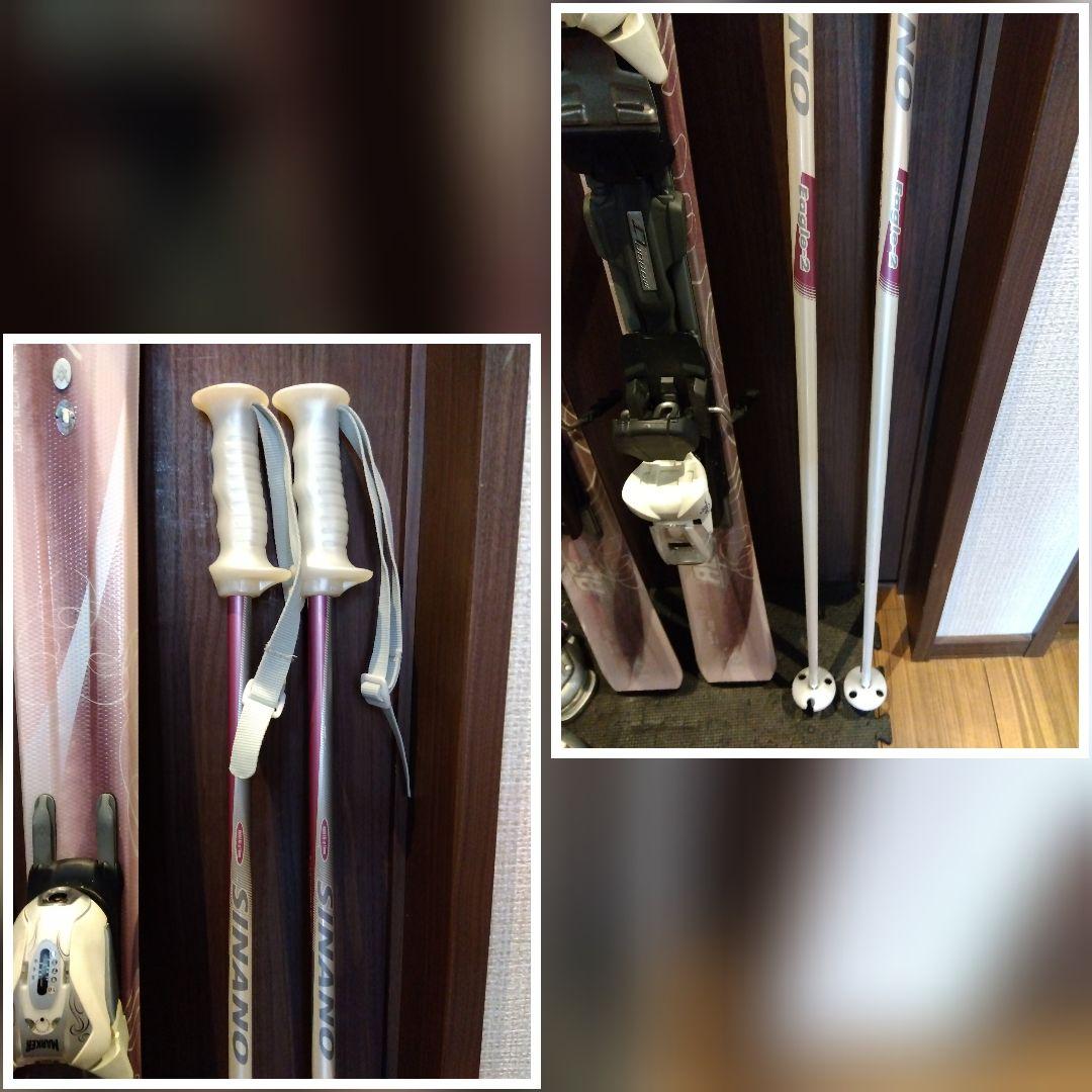 超美品【ハイエンド】VOLKL レディース スキーセット メンテ・WAX済み✔