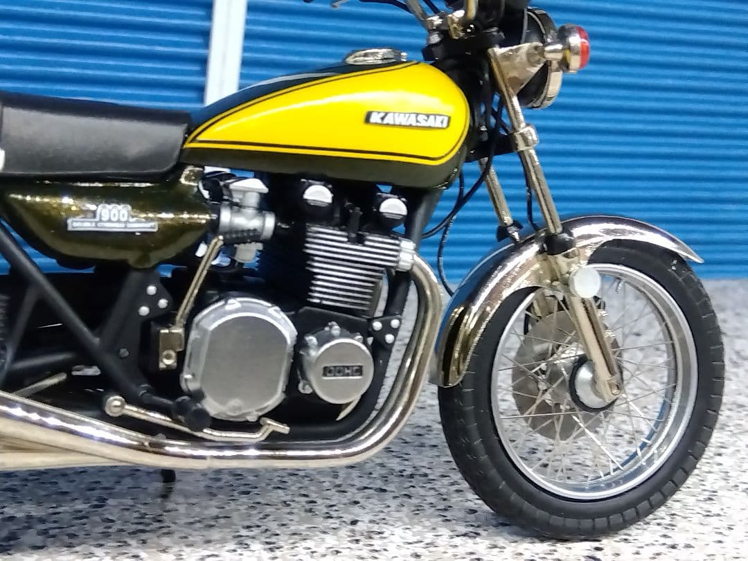 1/18 ミニカー マルサン鉄馬プロジェクト カワサキ Z900 Z1
