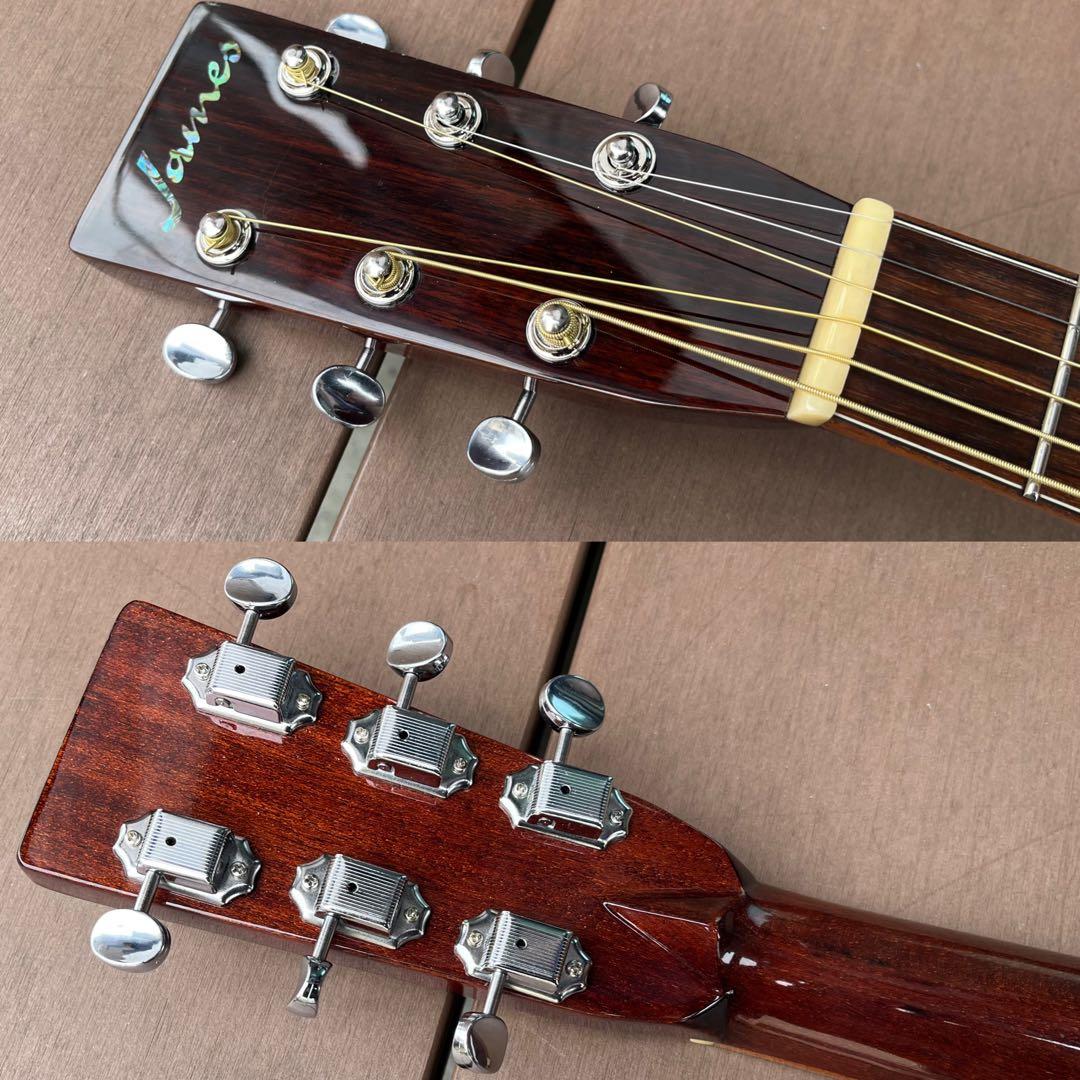 James JD800VBトップバック単板★ピックアップ★セルロイドピックガード