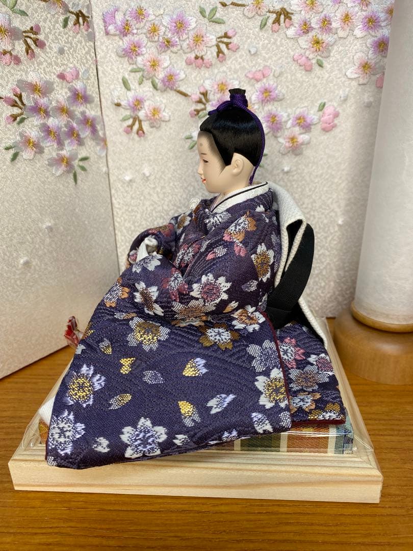 東京久月　雛人形　親王飾り収納セット・サイズ間口約４５×奥行約２２×高さ約３７㎝