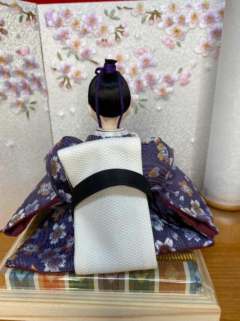 東京久月　雛人形　親王飾り収納セット・サイズ間口約４５×奥行約２２×高さ約３７㎝