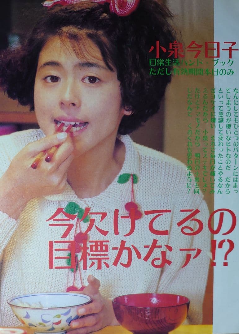 小泉今日子　1982年〜1986年 レア　大量　切り抜き　ファイル　2冊120P