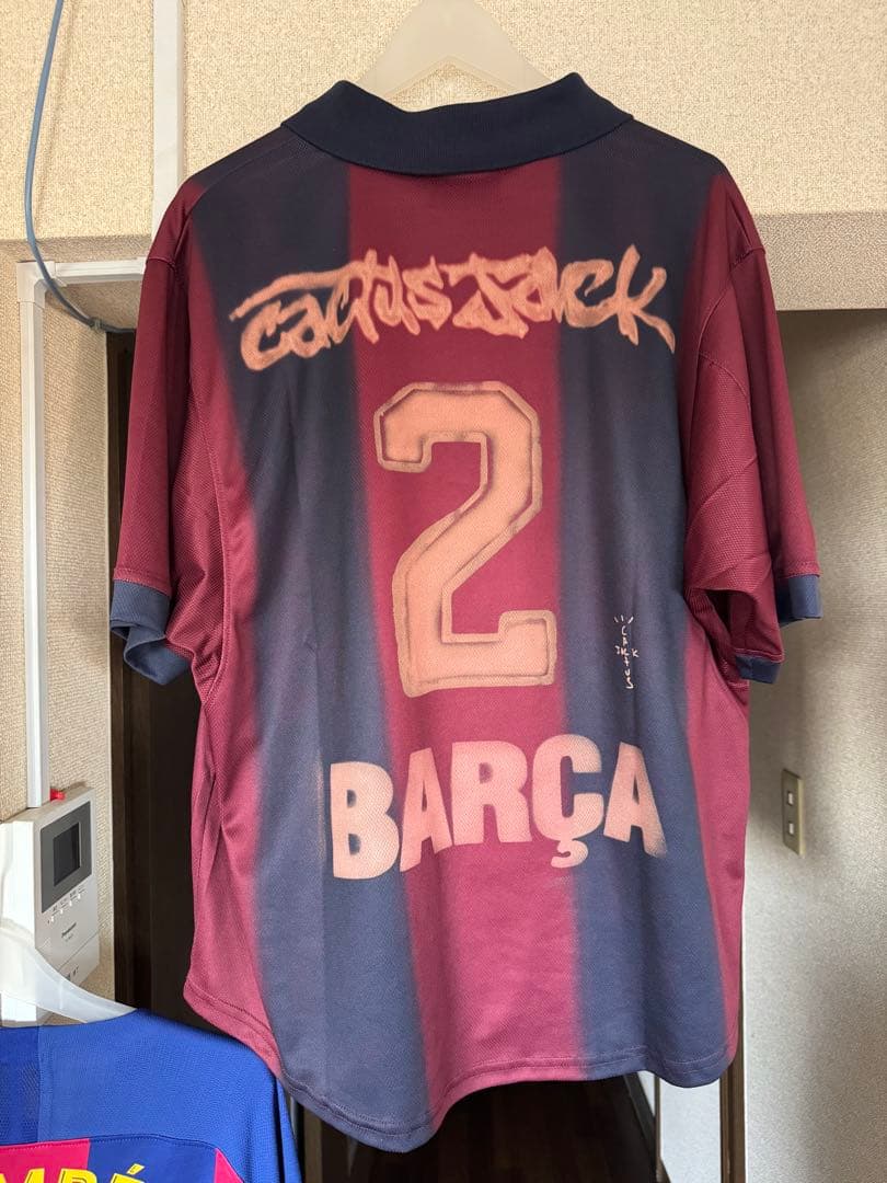 正規品　トラヴィススコット × FCバルセロナ サッカーユニフォーム M