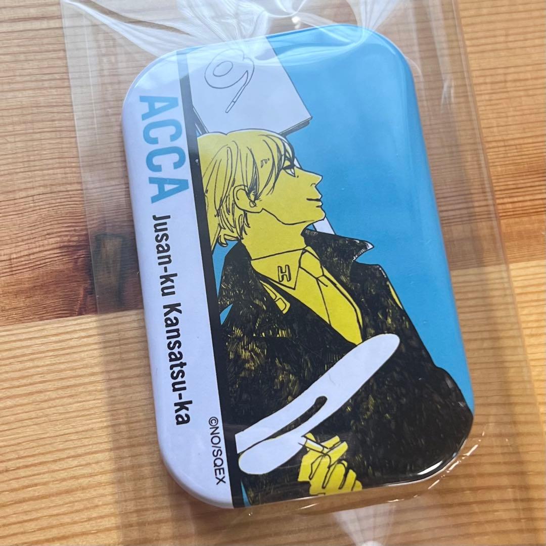 ACCA 缶バッジ スクエア ジーン グロッシュラー