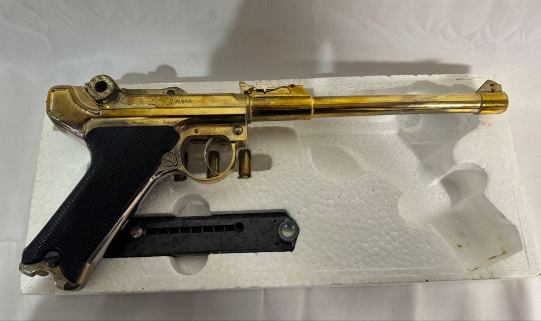 金属モデルガン マルシン ルガーP08 8インチ 旧モデル タニオアクション