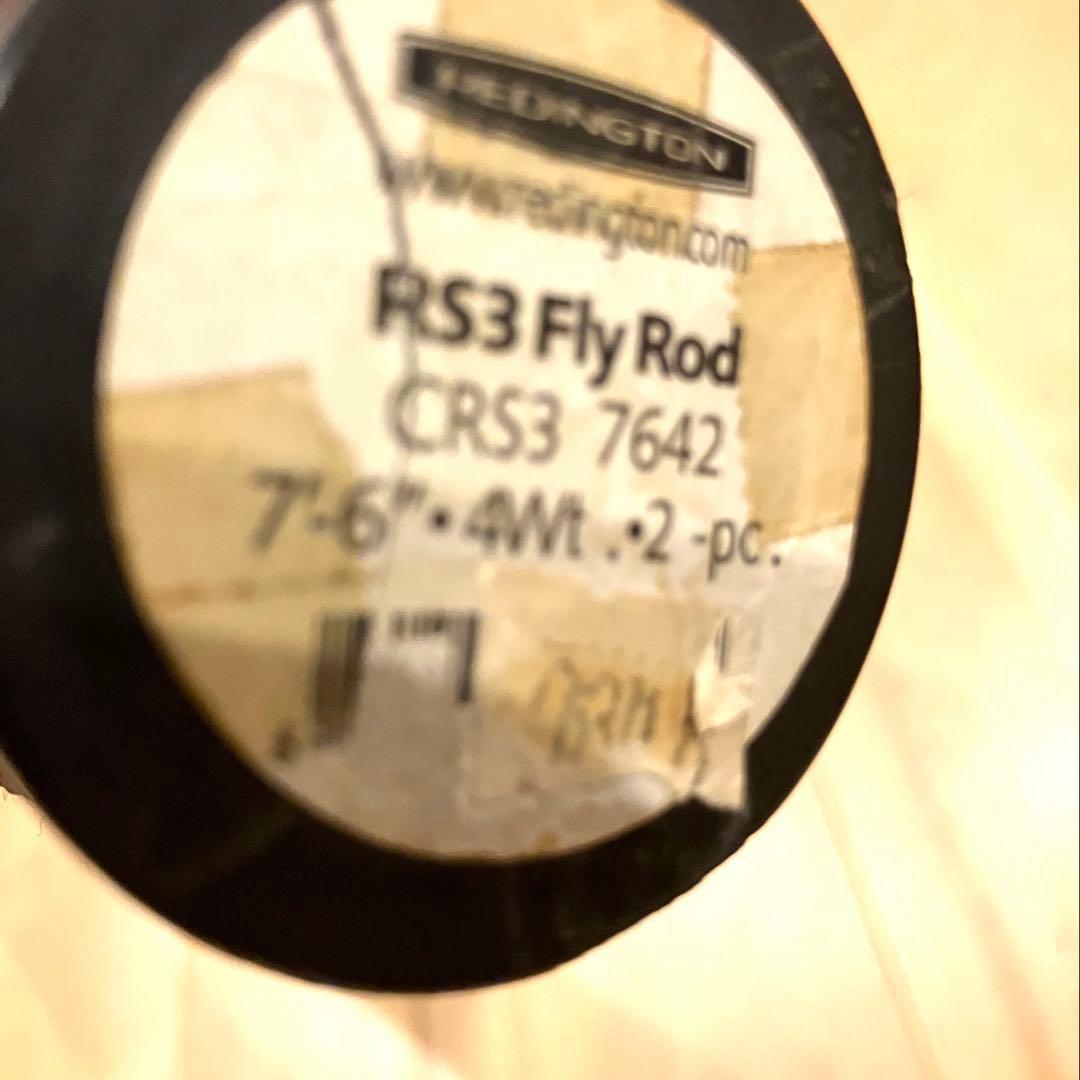 【極美品】レッジントン　Redington　RS3 7'6''　竿袋&ケース付き