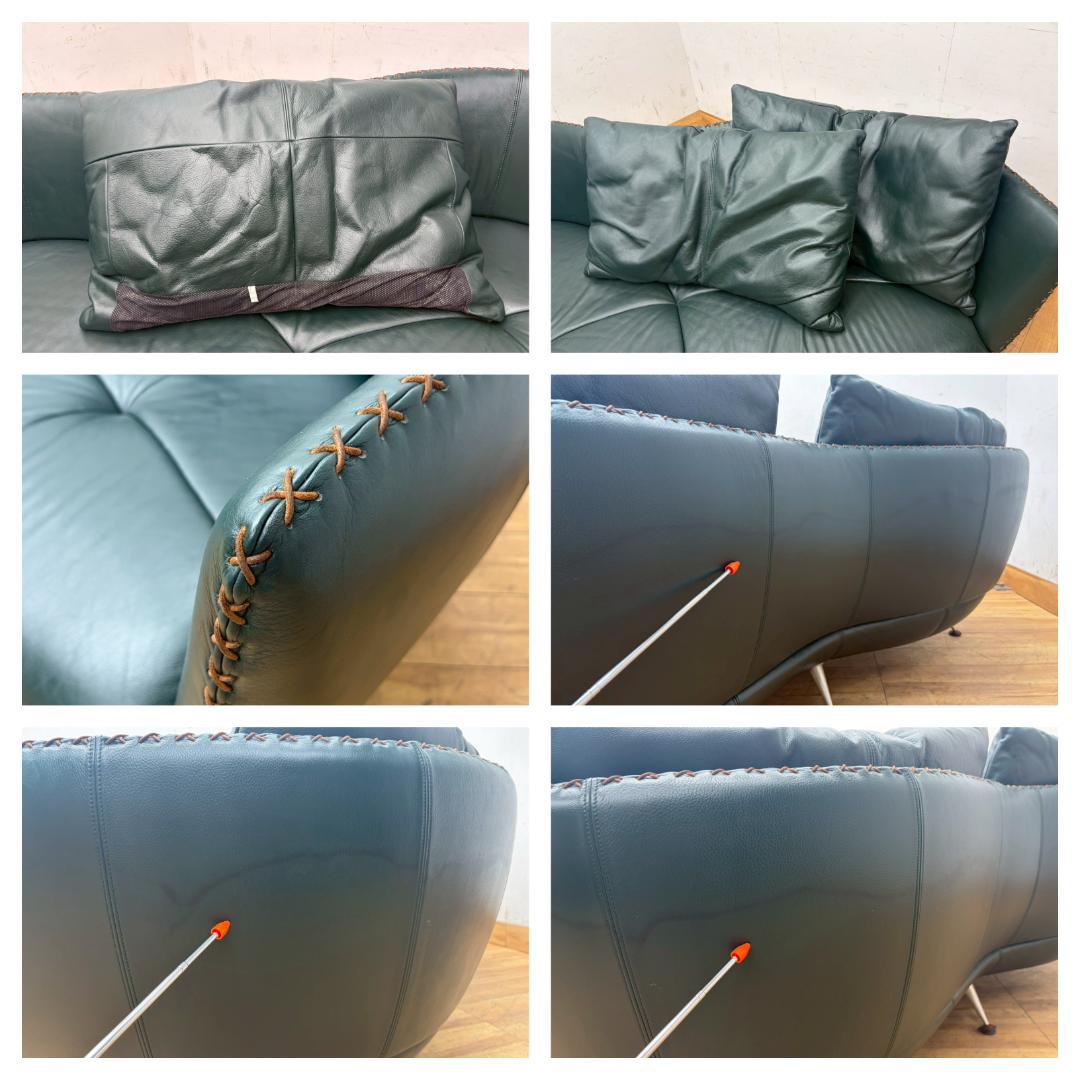T8066☆美品☆de Sedeデセデ☆300万☆DS-102☆本革カウチソファ