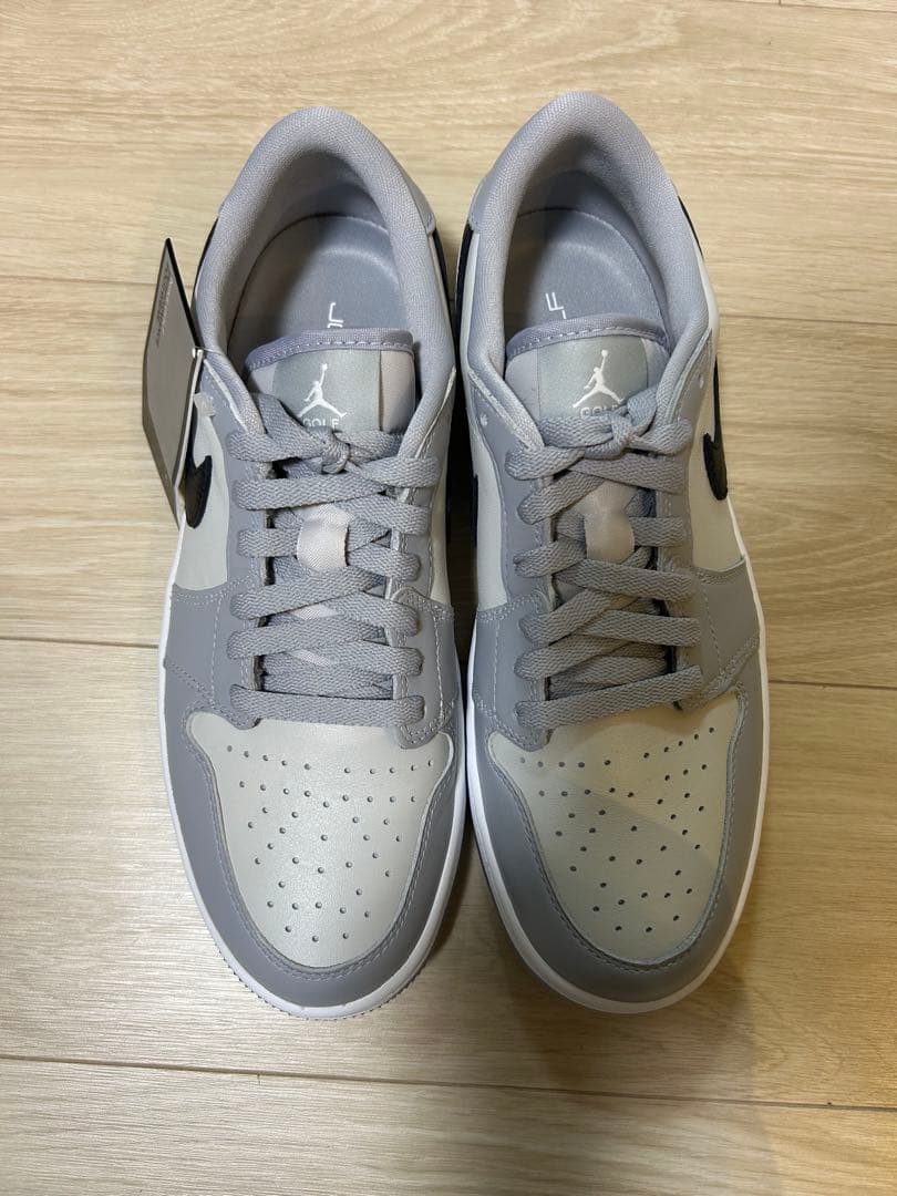 シューズ(男性用) AIR JORDAN 1 LOW GOLF WOLF GREY 26.5cm