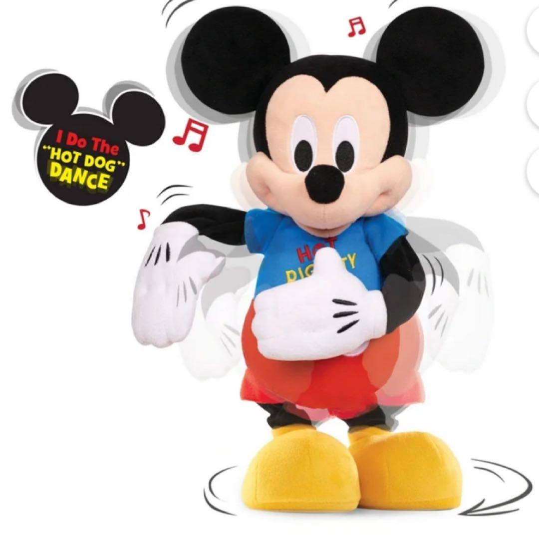 海外　ディズニー　ミッキー　歌って踊る　ぬいぐるみ　アメトイ