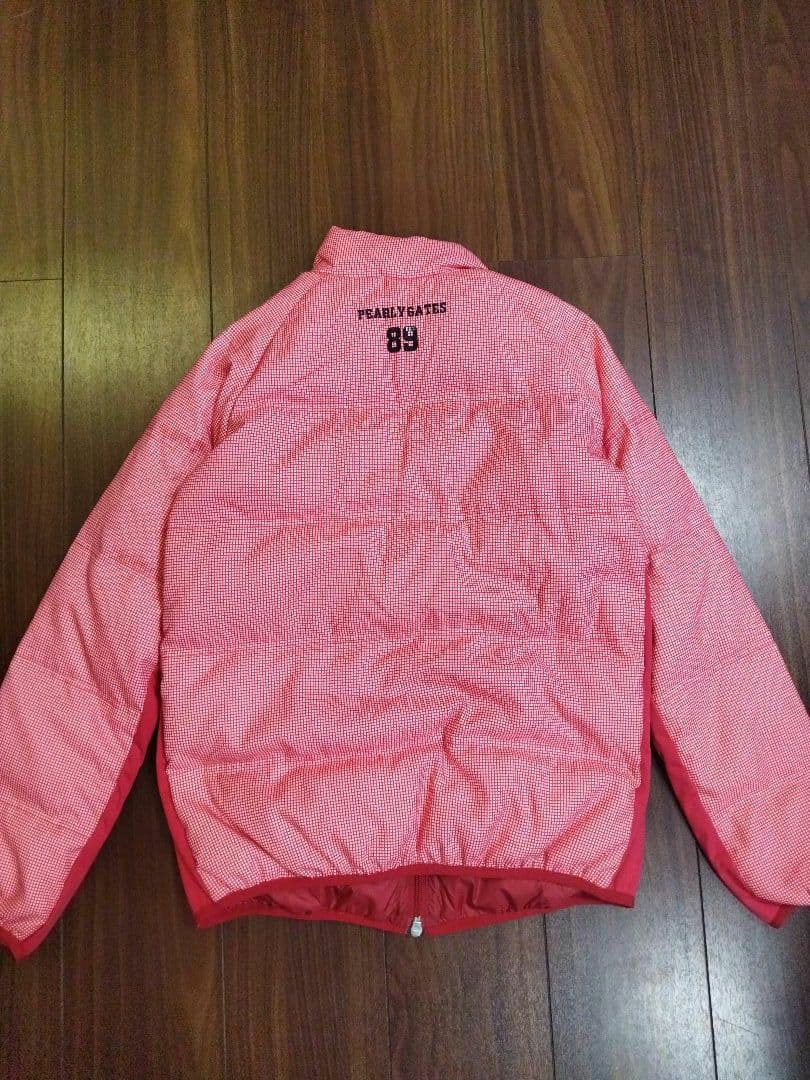 美品♪パーリーゲイツ ダウン ジャケット レディース 赤 M