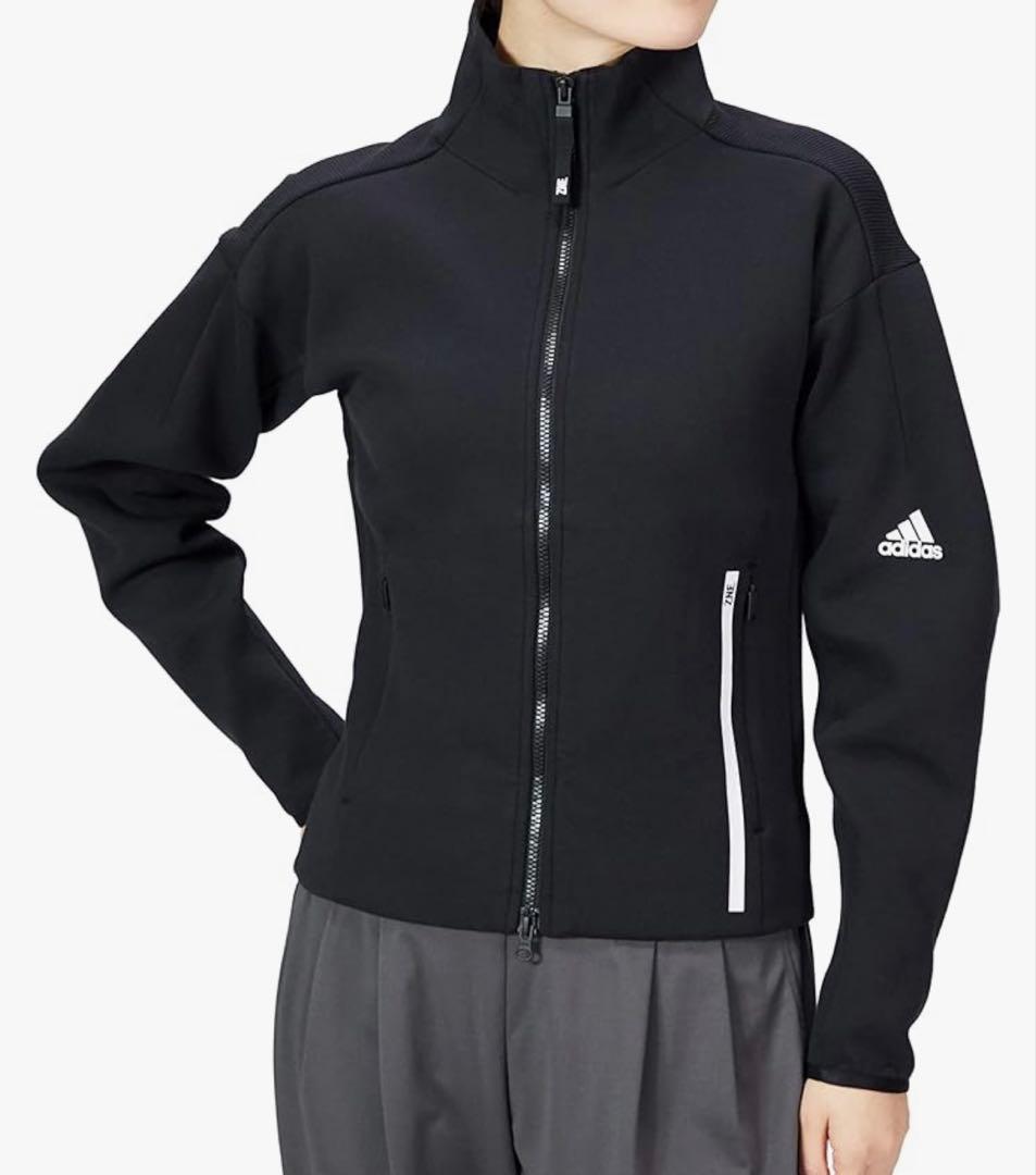 adidas ジャージ セットアップ ホワイト×ブラック