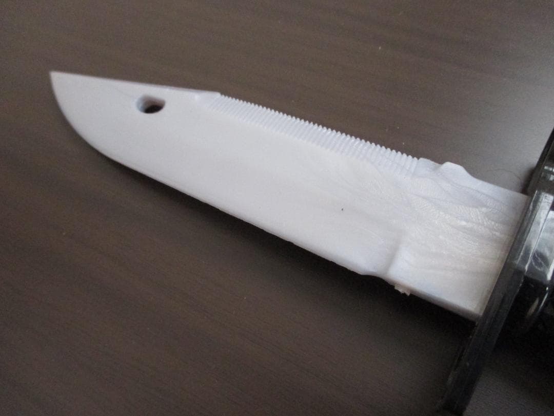 未使用　模型品　中国軍　ラバー刀身　95式　銃剣　ナイフ　バヨネット