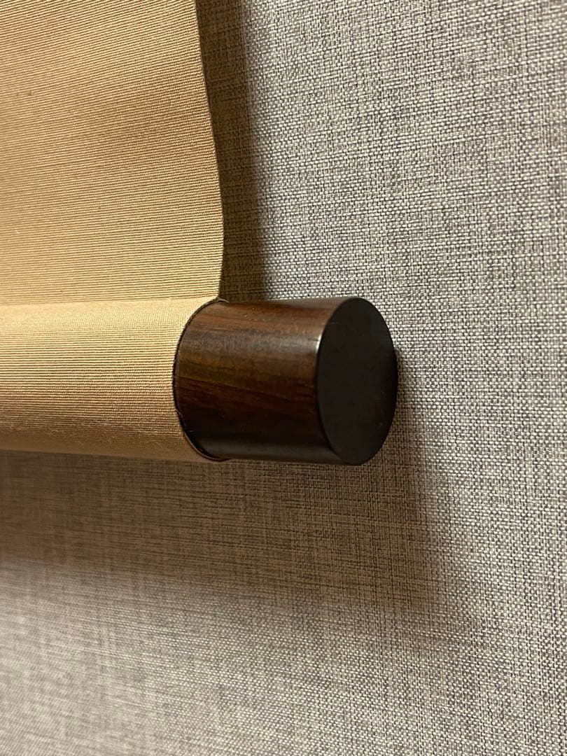 華月「柚小禽」絹本 掛け軸 掛軸 絵画 茶掛 花鳥図 日本画