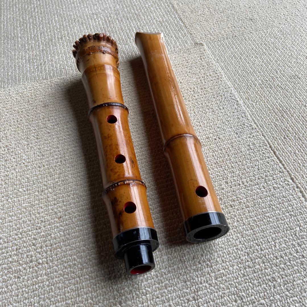 246尺八一尺八寸管　精華銘ニ印