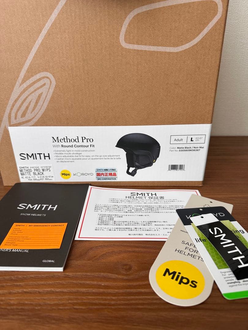 SMITH Method Pro MIPS 25-26ヘルメットASIA FIT