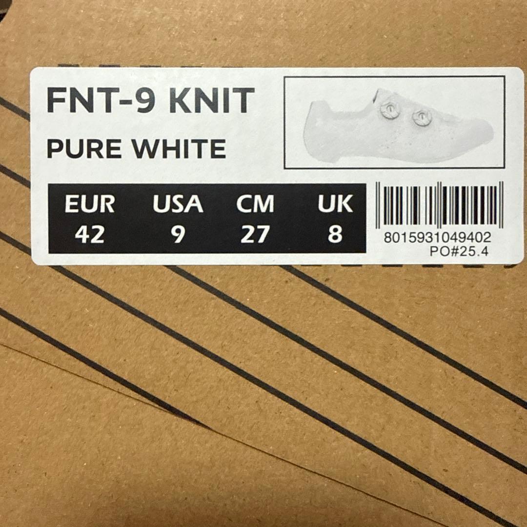 FLR FNT-9 KNIT PURE WHITE 42 新品