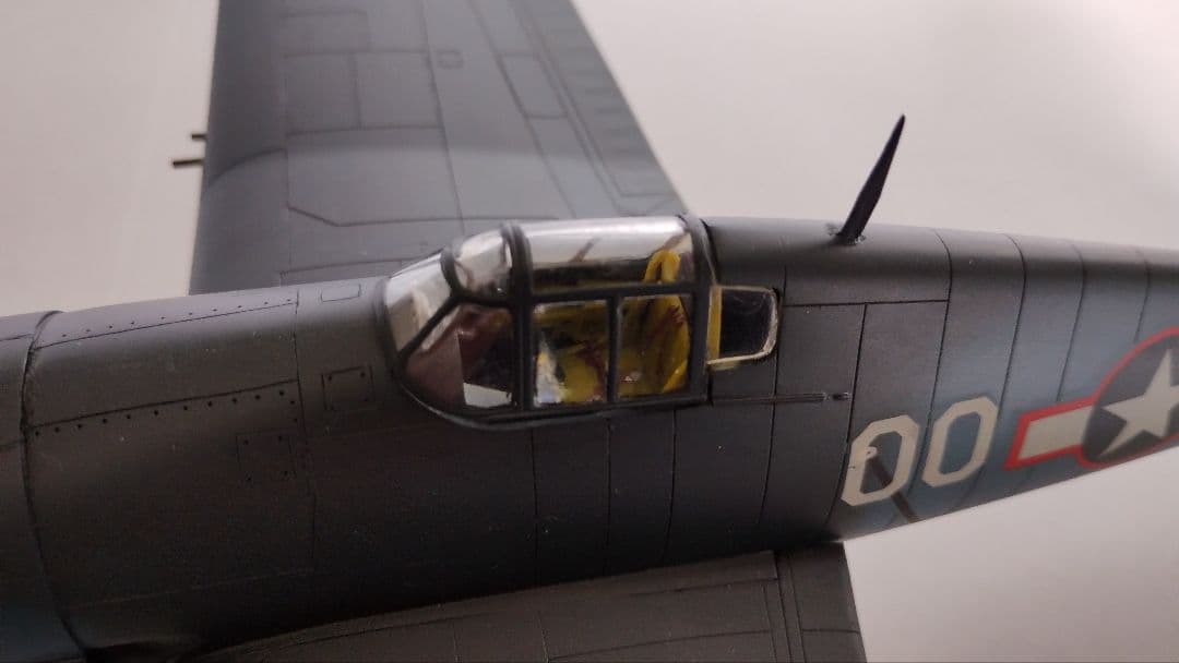 プラモデル完成機　1/48　F6F-3グラマンヘルキャット
