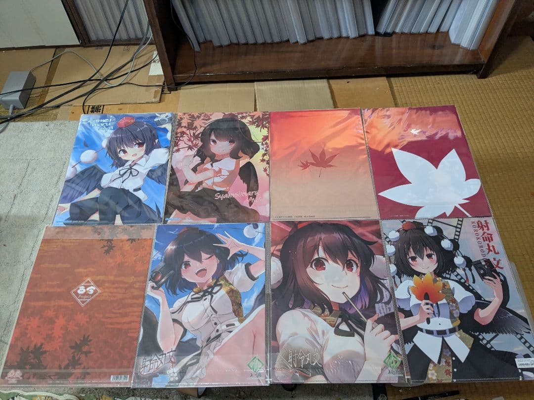 東方project　射命丸文 A4クリアファイル 14枚セット②