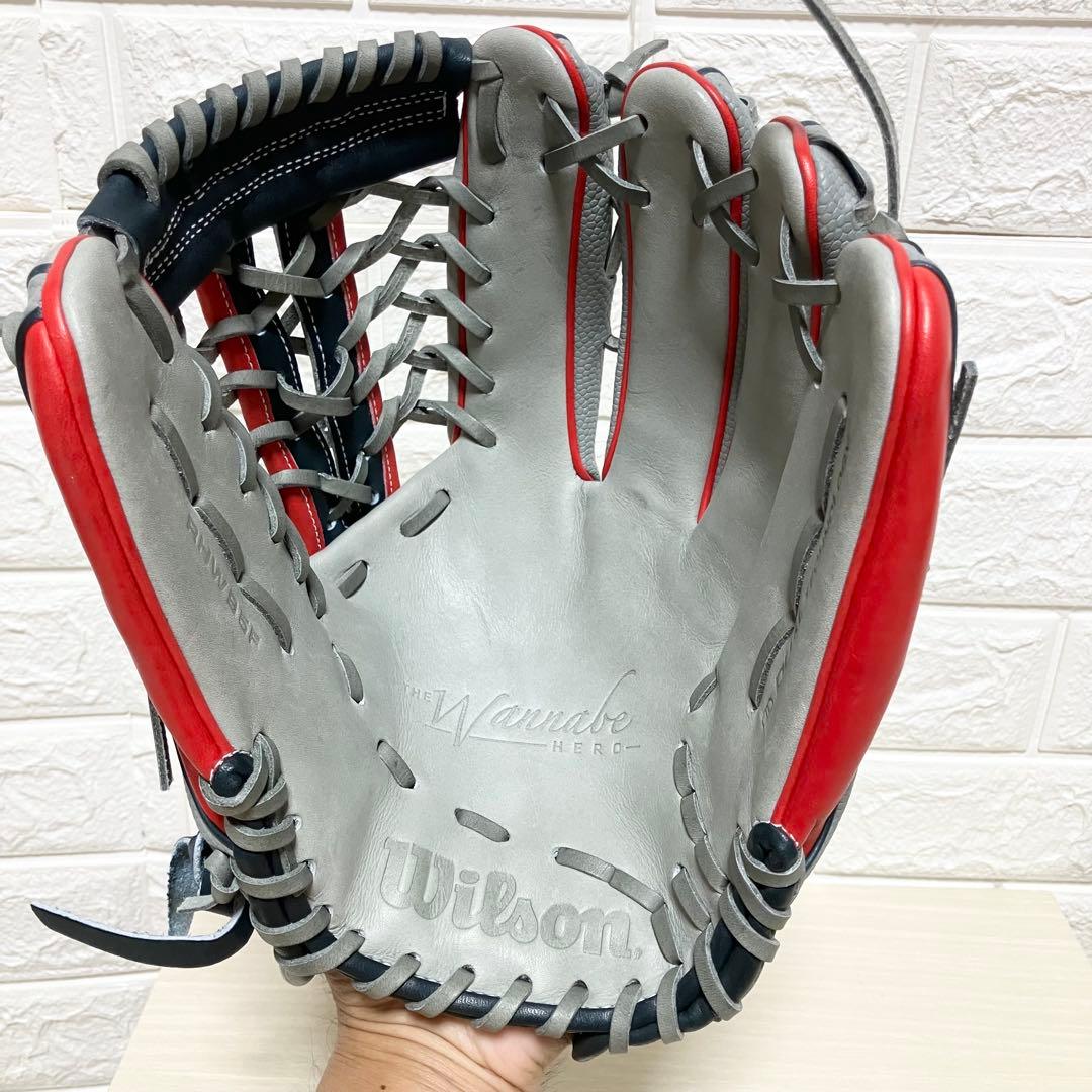 未使用級　ウィルソン　ユーティリティ　グローブ　軟式野球　95型　一般　大人