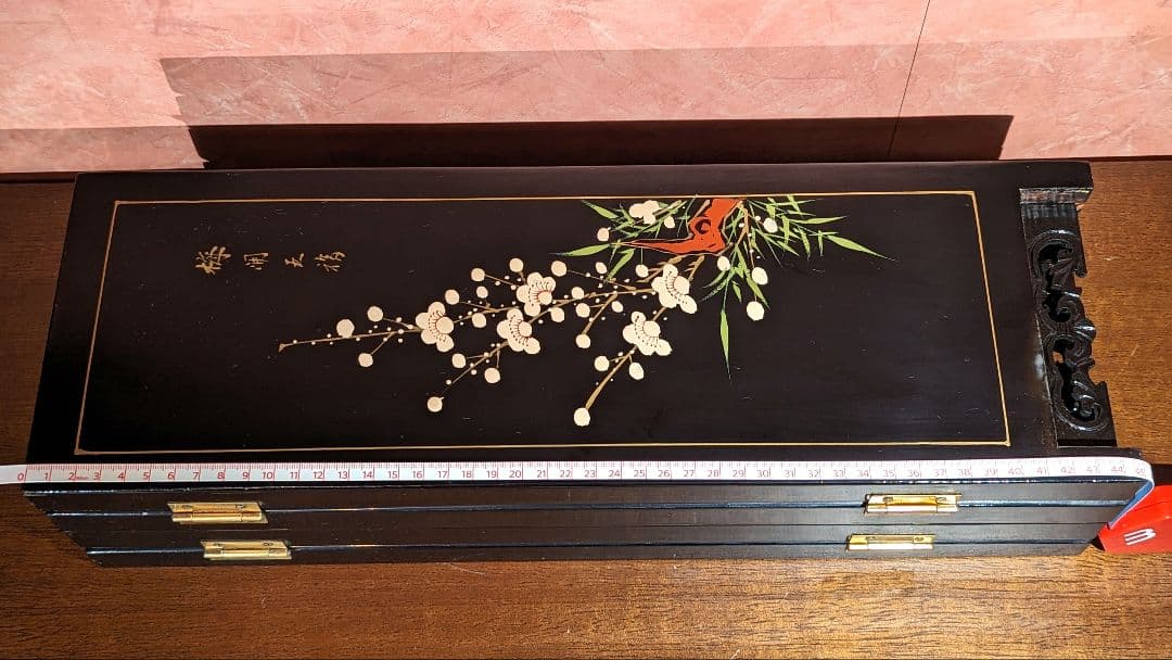屏風　中国玉石装飾細工　春夏秋冬　　　　　骨董美術品　古美術品