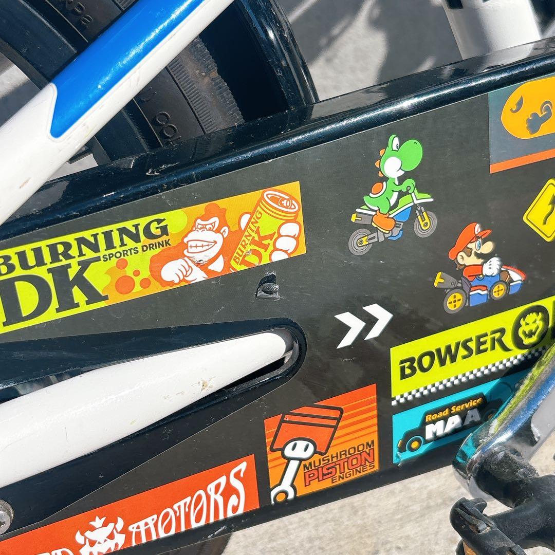 サイクルベースあさひ マリオカート 子供用自転車 16インチ 補助輪あり