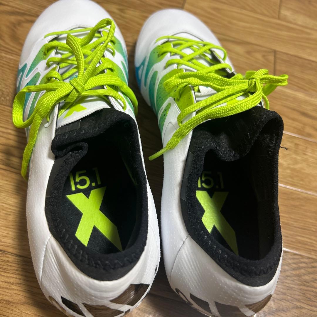 試着のみadidas X 15.1 サッカースパイク26.5cm