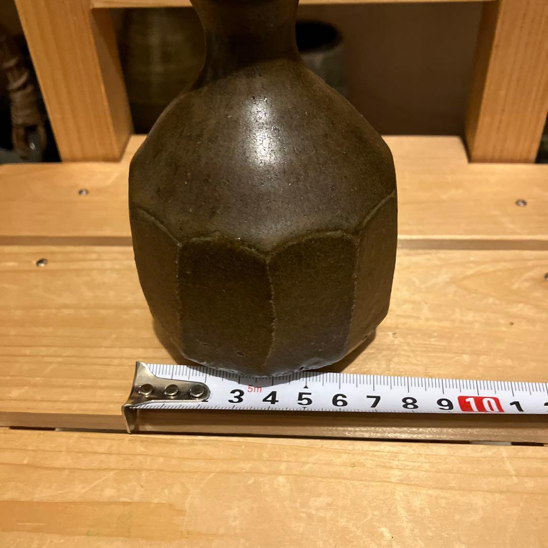 鈴木照雄　面取徳利　民藝