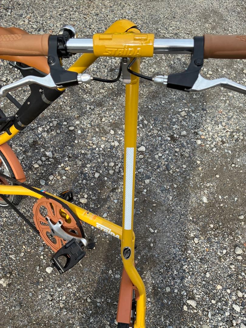 送料込　ストライダ　自転車　イエロー　美品　strida5