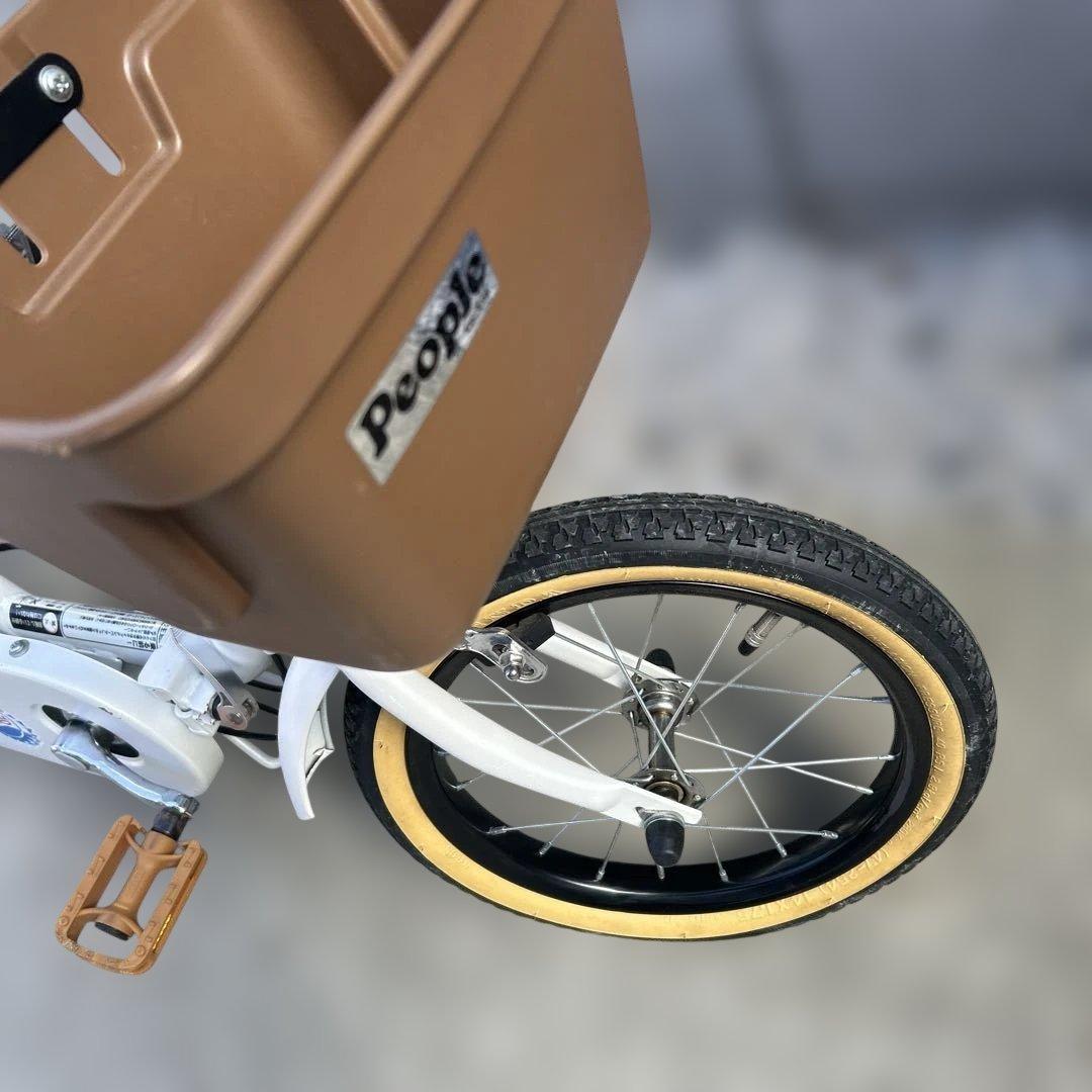 美品❗️ピープル いきなり自転車 14インチ　折りたたみ